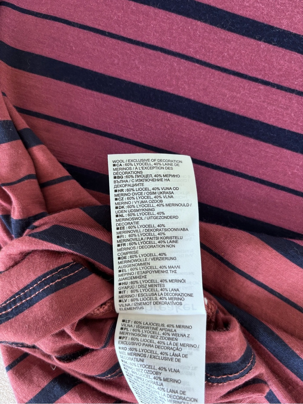 Icebreaker Wave Short Sleeve Stripe T-Shirt cool-lite hiking - Picture 5 of 6